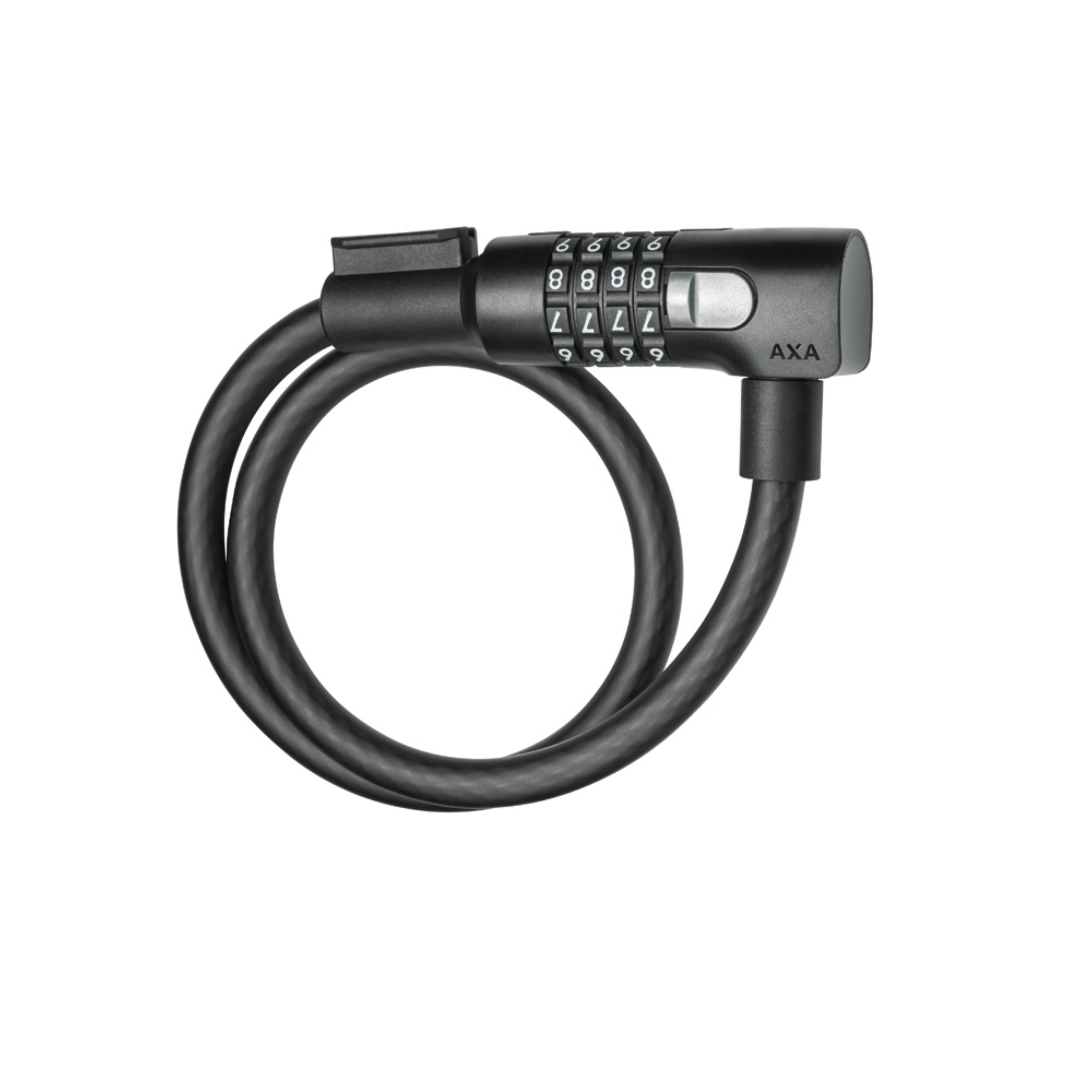 Axa Resolute C12-65 kabelslot met cijfercombinatie Zwart