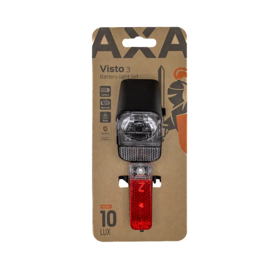 Axa Visto 3 Verlichtingsset Batterij Led