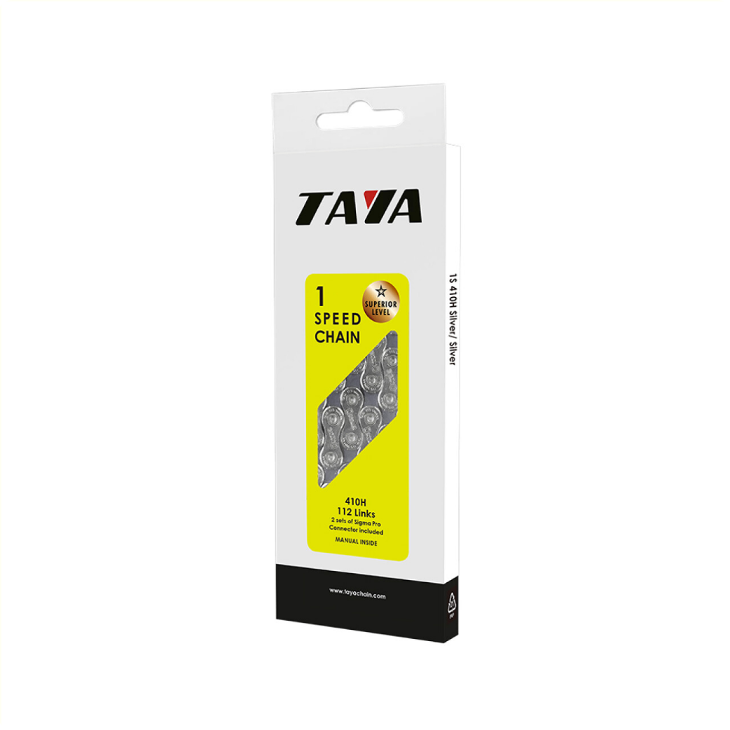 Taya 410H ketting single speed, 122L
