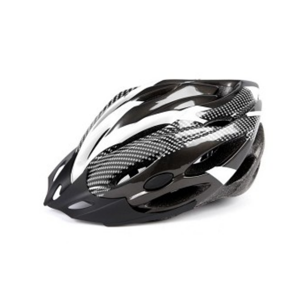 Helm Mirage 58-62cm (L/XL) carbon zwart-wit verstelbaar
