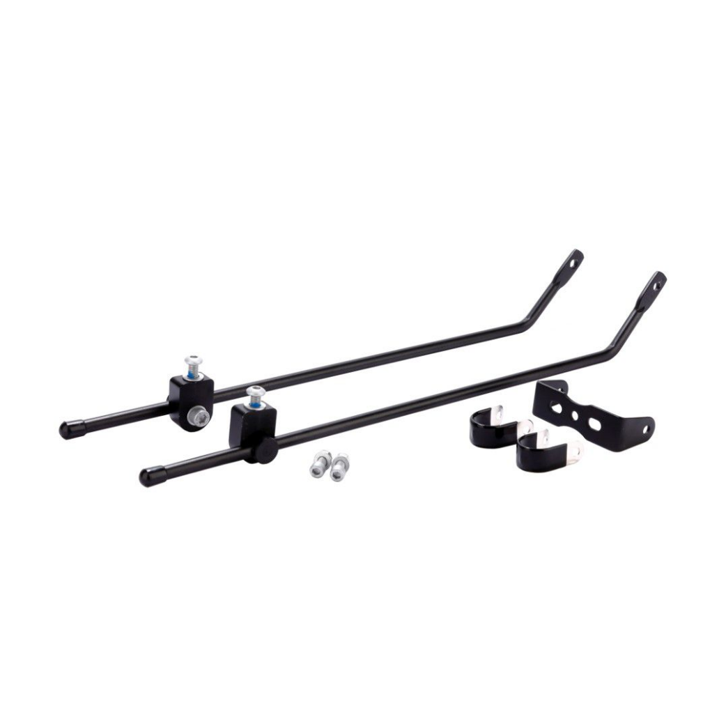 Bevestigings onderdelen voor Massload achterdrager zwart