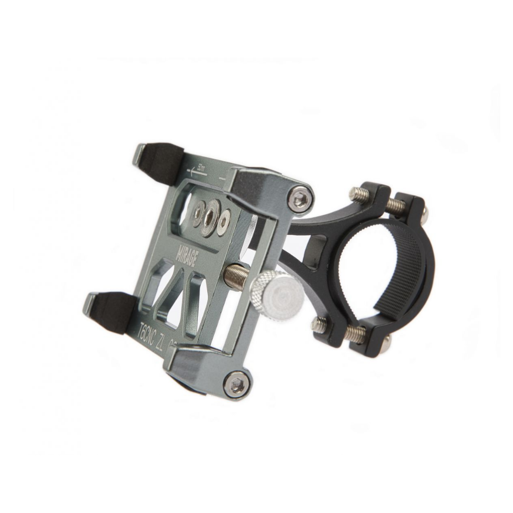 Mirage telefoonhouder G20 alu T6 CNC, Gun metal