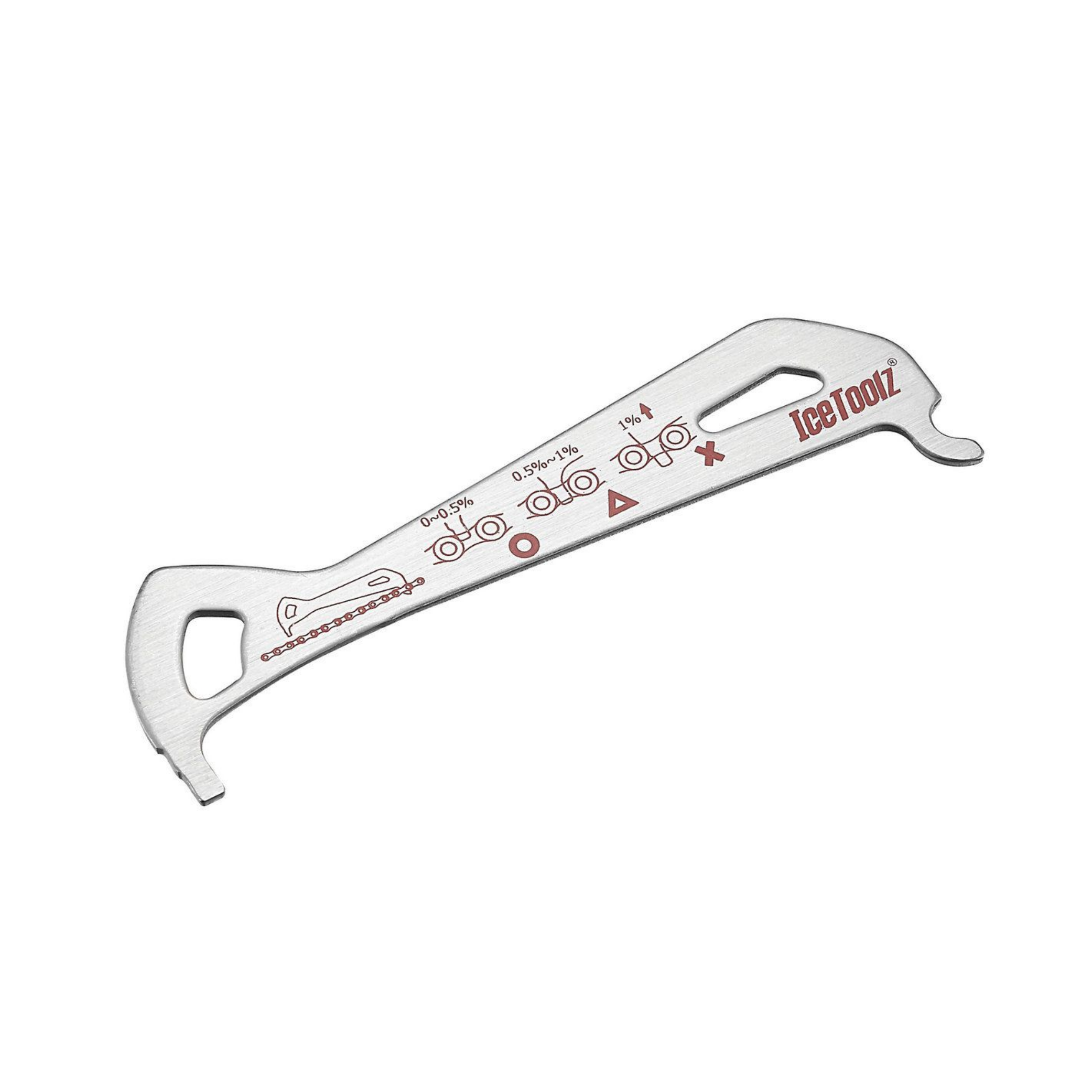 IceToolz Kettingslijtage meter RVS