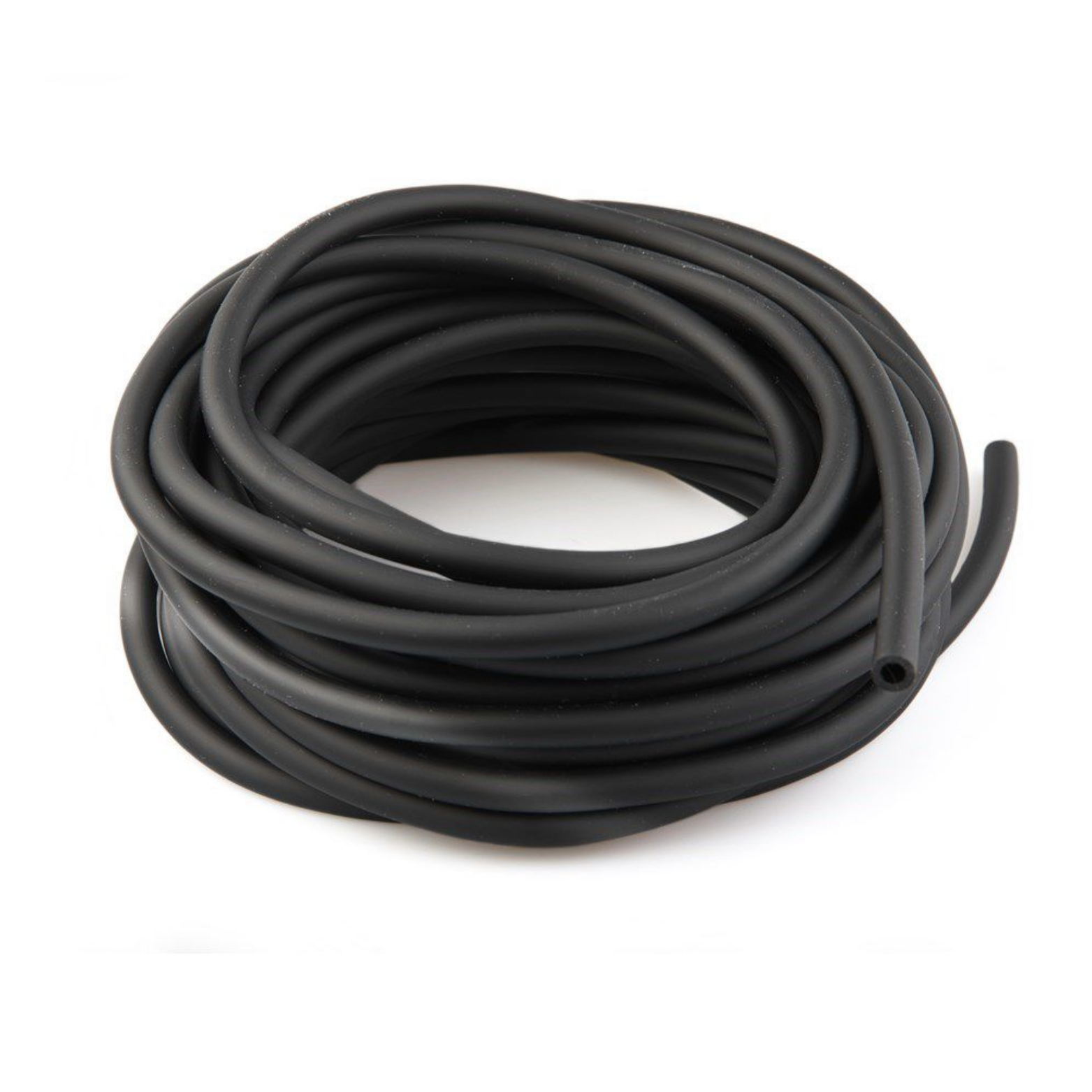 Benzineslang rubber  4x7mm, lengte 10m zwart