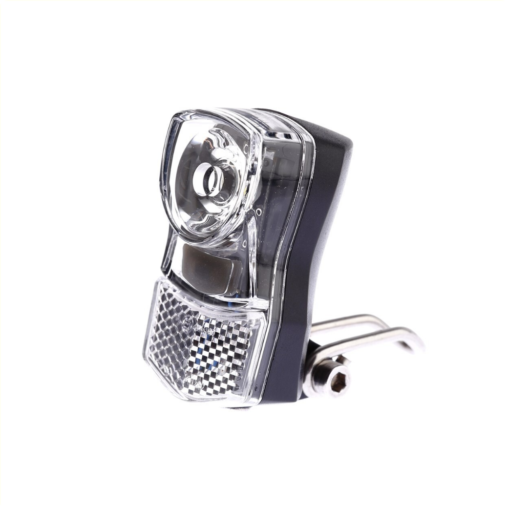 IkziLight koplamp Little 1x1W LED, chroom, met bracket Batterij
