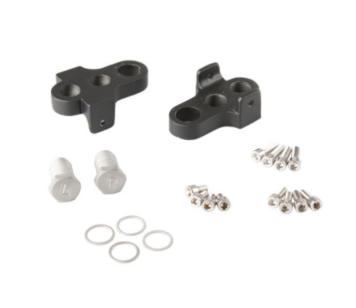 Mirage crankverkorter aluminium T6, zwart