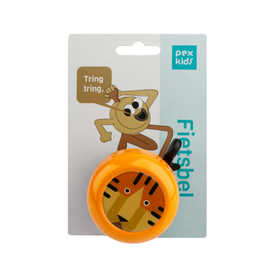 PexKids fietsbel tijger