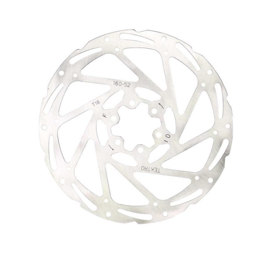 Tektro schijfrem rotor TR160-24 ø160mm, zilver