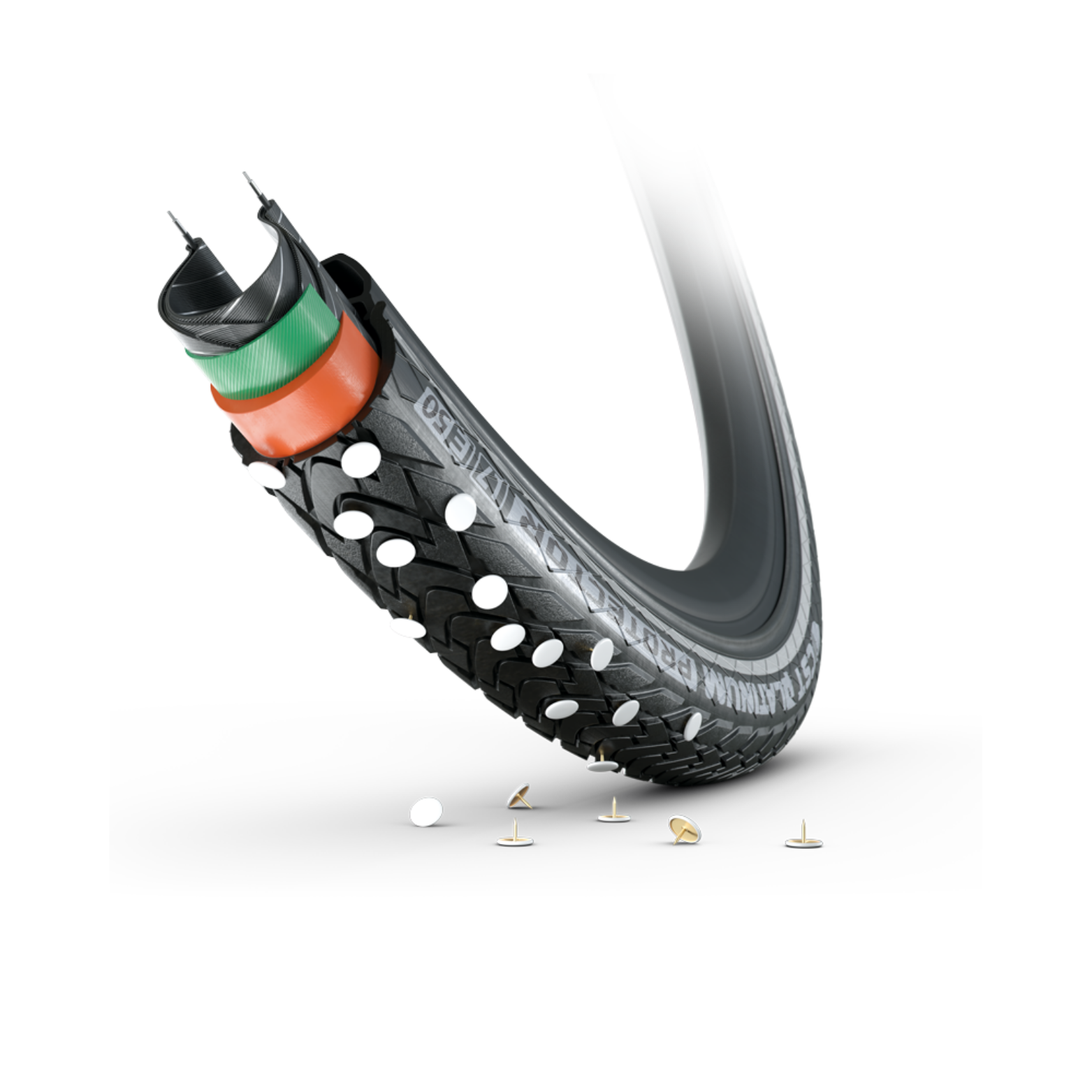 CST Platinum Protector (4mm anti-lek), zwart met reflectie,  28x1 5/8x1 3/8,  ETRTO 37-622