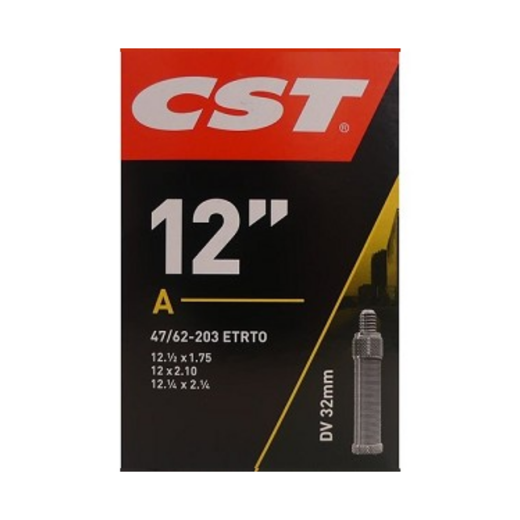 CST Binnenband 12x1/2x2 1/4 ETRTO 47/62-203, Ventiel: Dunlop Blitz/Holland ventiel  32mm