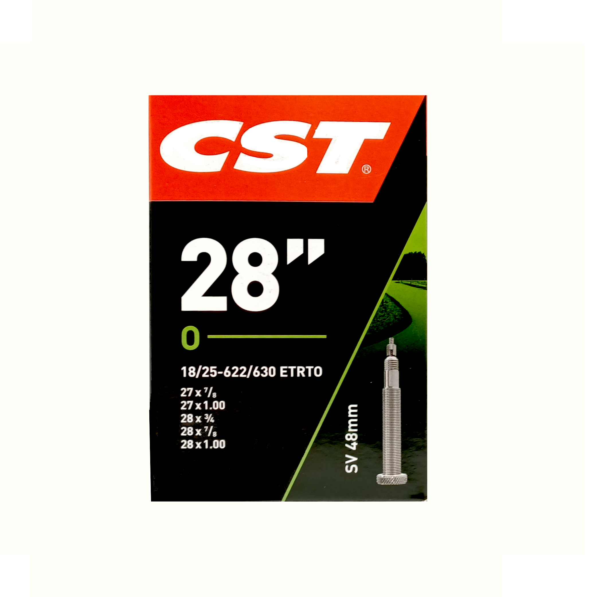 CST Binnenband 28x3/4-1  ETRTO 18/25-622/630, Ventiel Frans 48mm