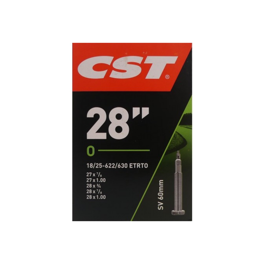 CST binnenband 28x1, ETRTO  18/25-622/630, Ventiel Presta/Frans 60mm