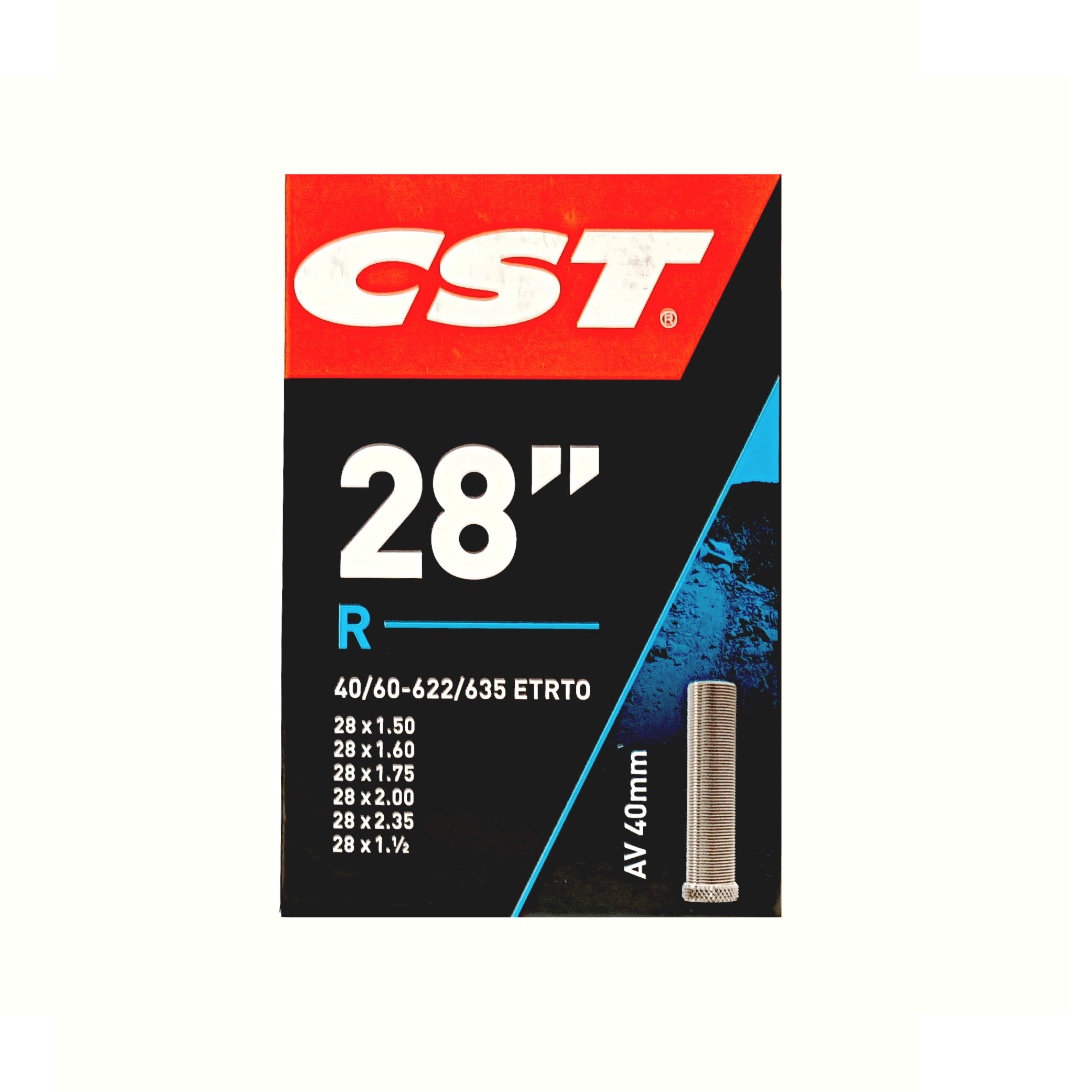 CST Binnenband 28x1.50/2.35 ETRTO 40/60-622-630, Ventiel: Auto/Schrader 40mm