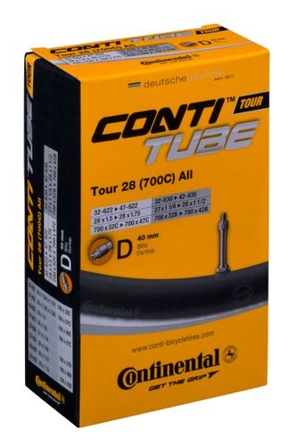 Continental Tour 28 All binnenband, 28x1 5/8x1 3/8, ETRTO 32/47-622.  32/42-630/635. 40mm Hollands ventiel