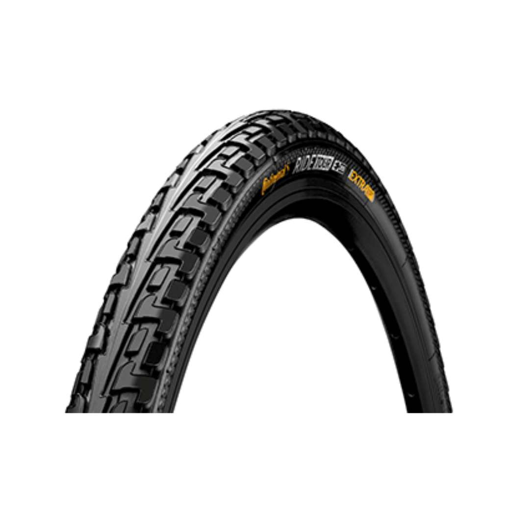 Continental Ride Tour buitenband, Zwart met reflectie,  28x1 5/8x1 1/4, ETRTO 32-622 (25km/h E-Bike approved)