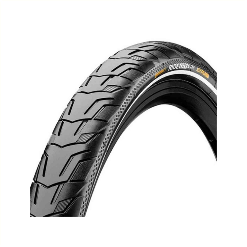 Continental Ride City buitenband, zwart met reflectie,  28x1.75 , ETRTO 47-622 (25km/h E-Bike approved)
