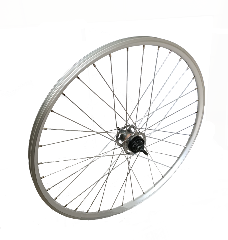 Achterwiel 28 x 1 3/8 Nexus 3 (voor Rollerbrakes) zlver