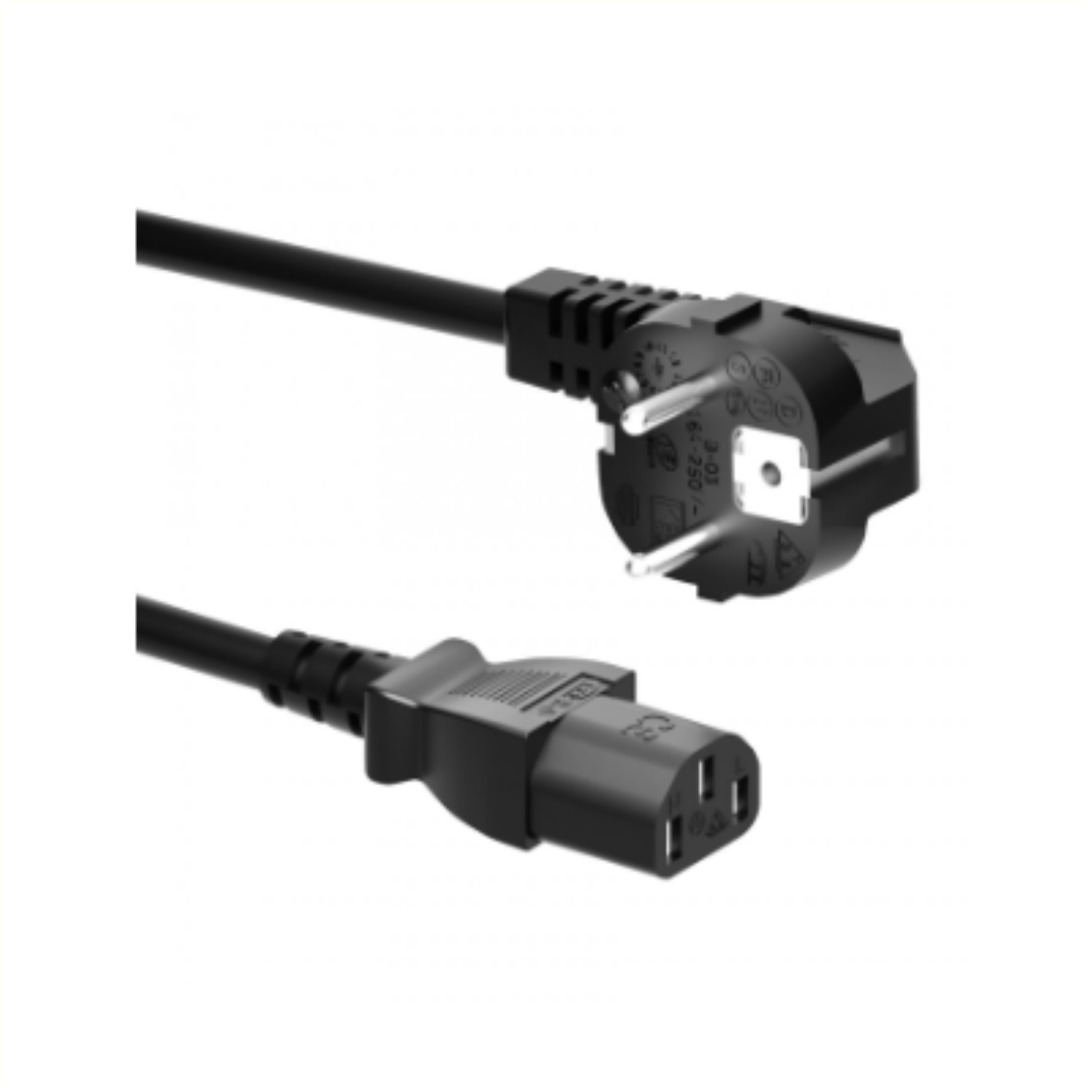 aansluitkabel
Kabeltype: H05VV-F 3x0.75mm²
Max. belasting:250V
Aansluiting 1: C13
Aansluiting 2: Schuko male