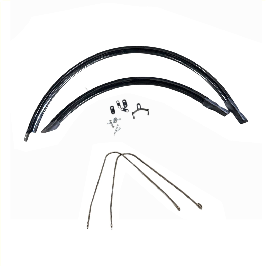 FALKX Spatborden set 28", zwart