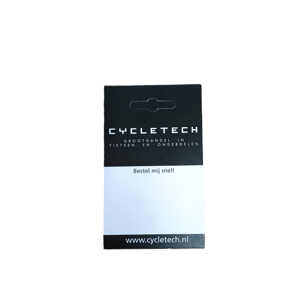 Cycletech schapkaart “Uitverkocht”.