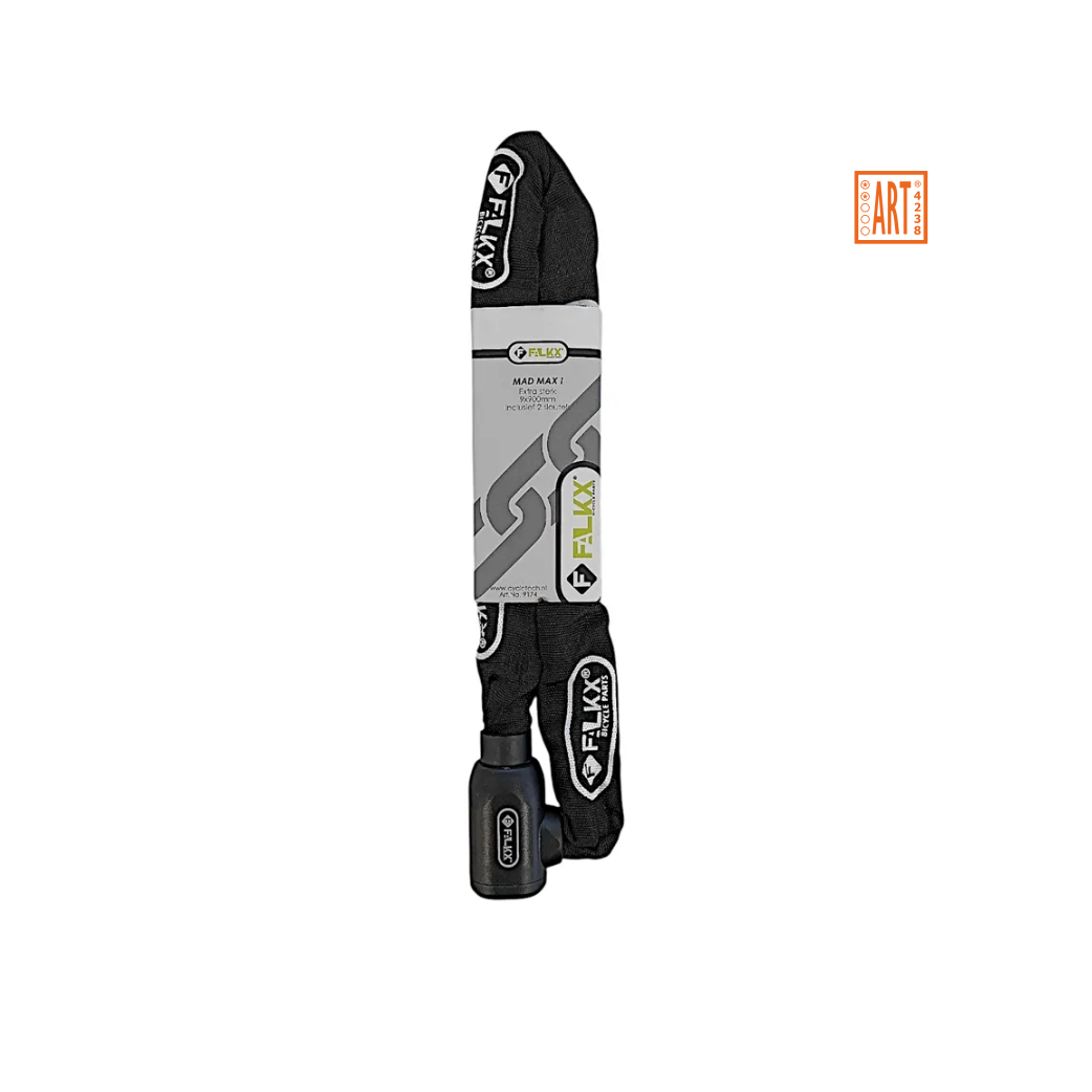 FALKX Mad Max I  Kettingslot 9x900mm zwart. Nylon hoes ART**