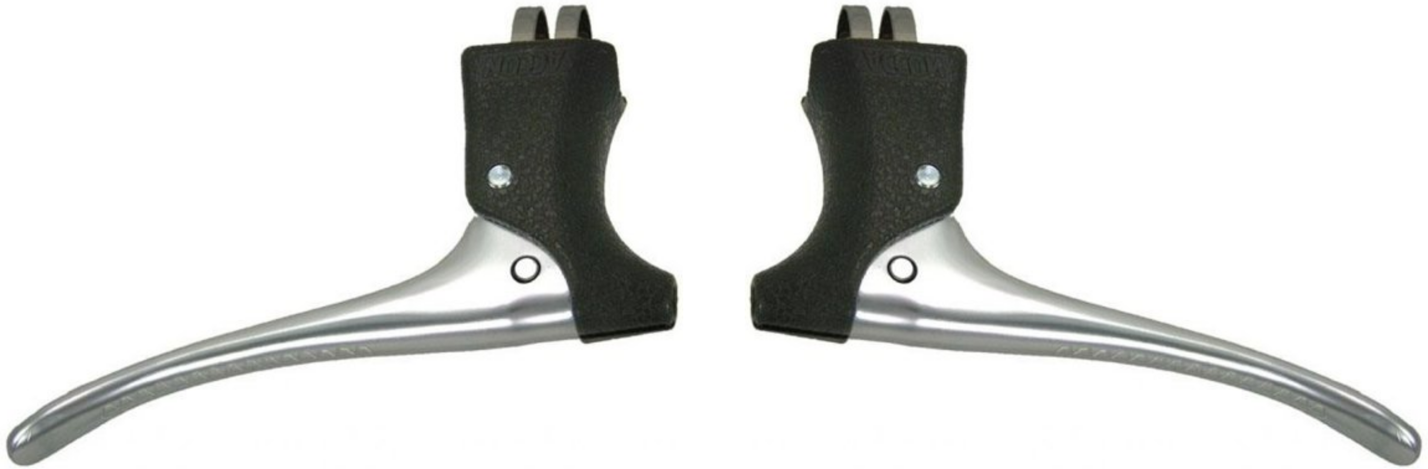 Saccon remhendel,  per set Aluminium/ kunststof. Zwart/zilver