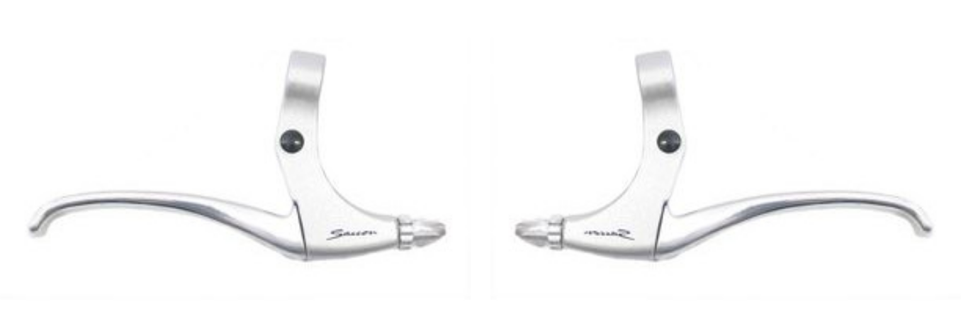 Saccon remhendel set. Aluminium, zilver