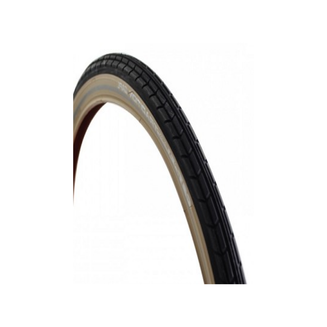 CST Classic Tradition (1mm anti-lek) zwart/bruin met reflectie. 28x1.75, ETRTO 47-622