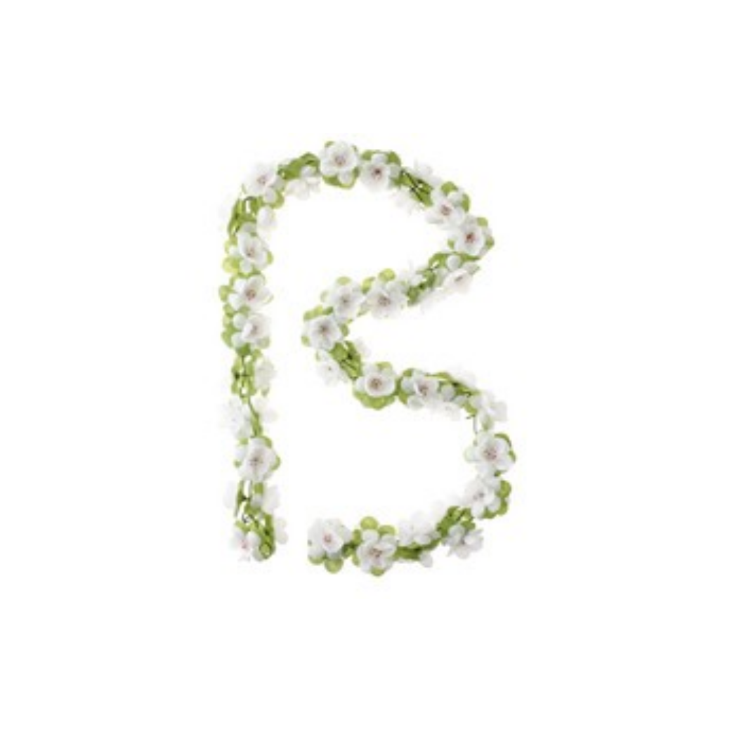 Basil Roses Garland bloemenstreng Wit