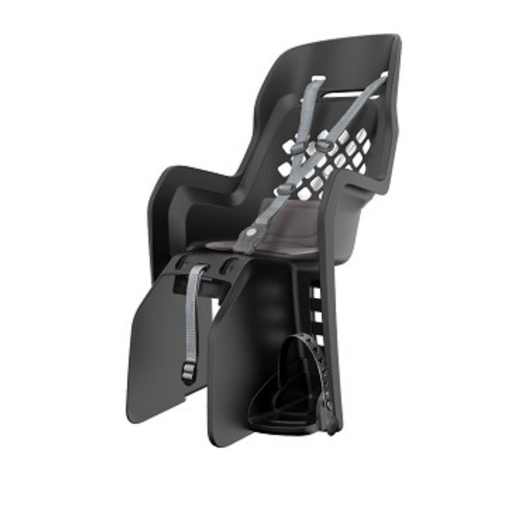 Polisport JOY CFS achterzitje, dragerbevestiging. Kleur: donker grijs