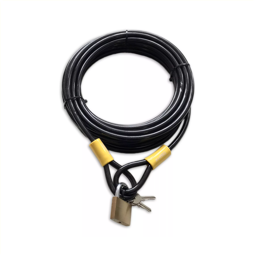 Lynx slotkabel 10mx10mm met messing slot