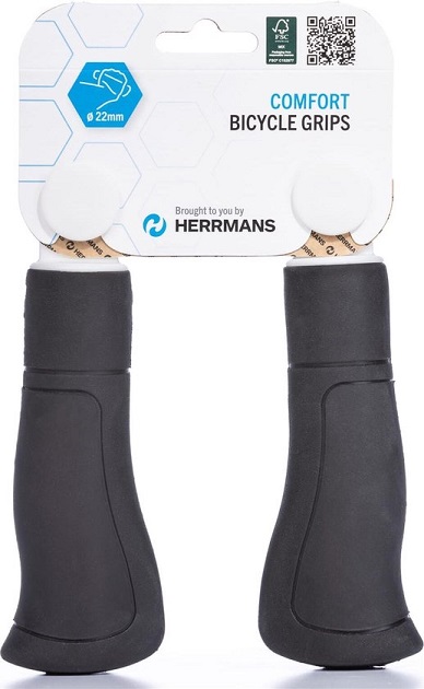 Herrmans Handvatten Card-D Grip Ergo zwart