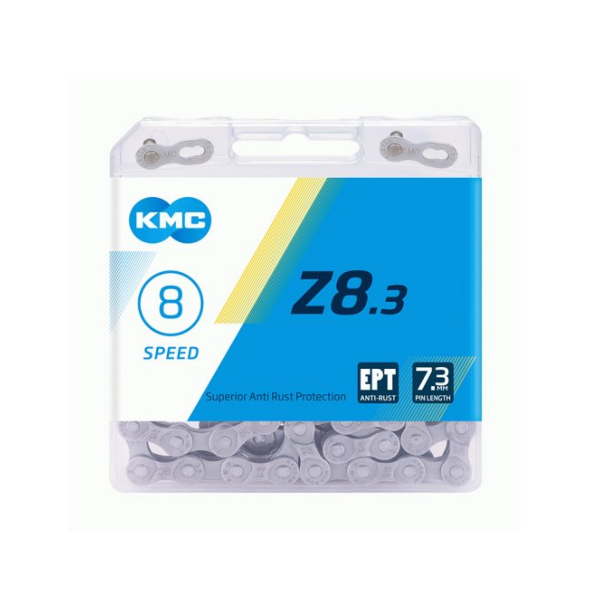 KMC z8.3 ketting silver/grey 1/2x3/32, 6/7/8 -speed.