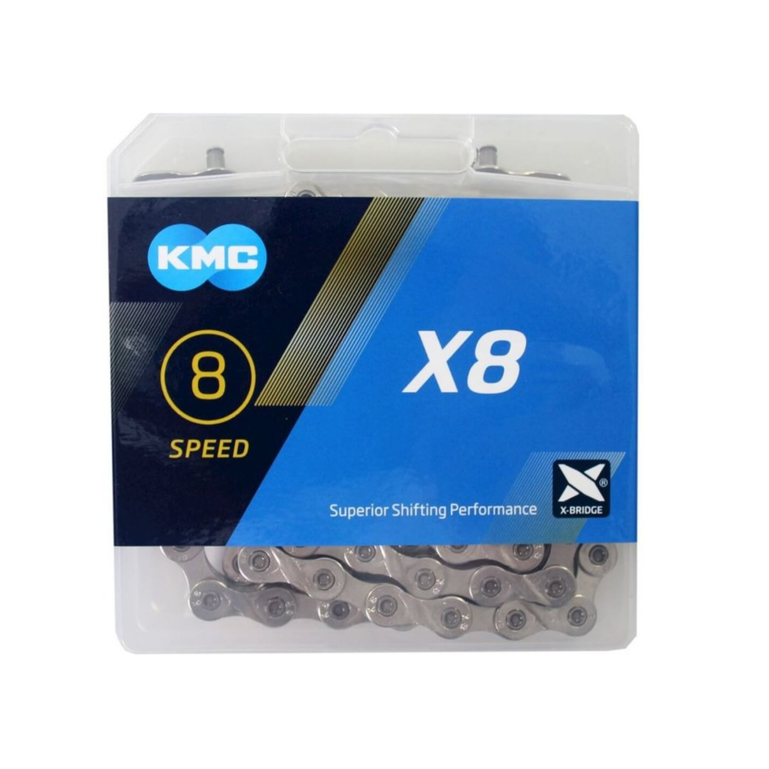 KMC X8 ketting Zilver 1/2x3/32, 6/7/8-speed