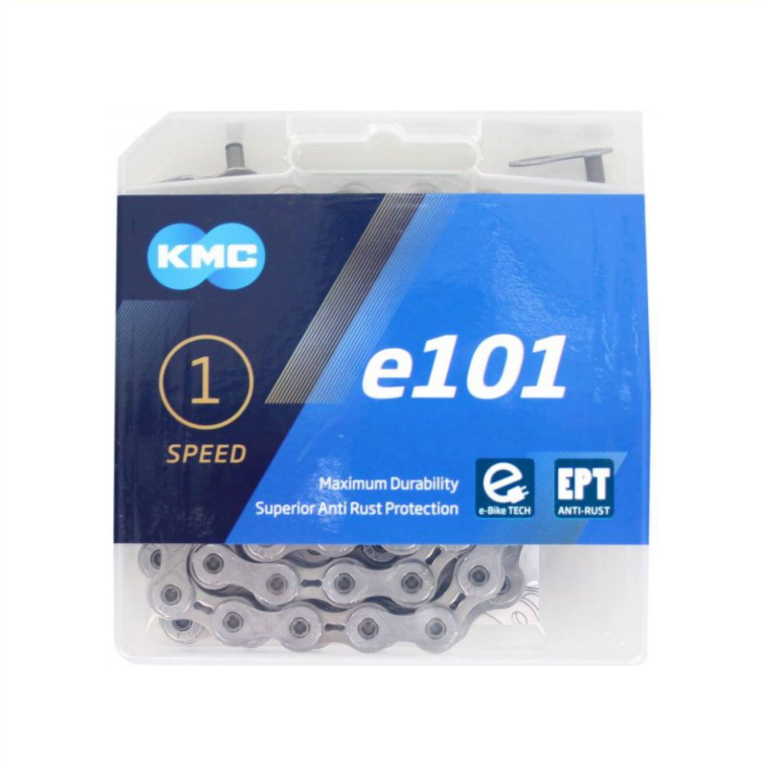 KMC E101 EPT ketting 1/2x1/8, anti roest, single speed.