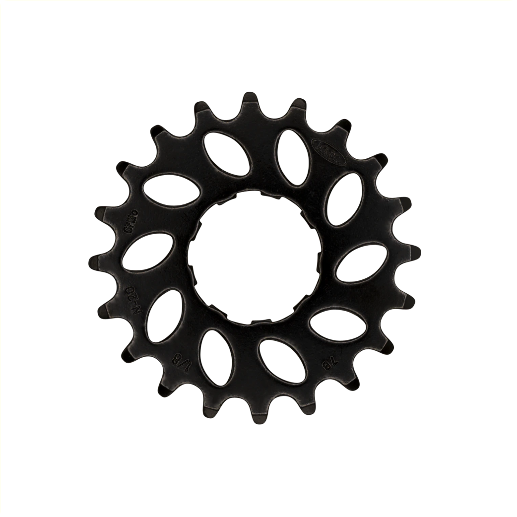 KMC tandwiel R Enviolo narrow 20T achtertandwiel. Chromoly Black 1/2x1/8. voor Enviolo versnellingsnaven/