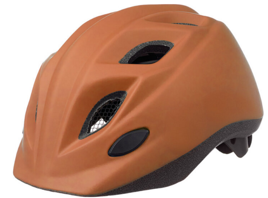 Bobike Chocolate brown kinderhelm. maat: XXS (44/48 cm), kleur: oranjebruin