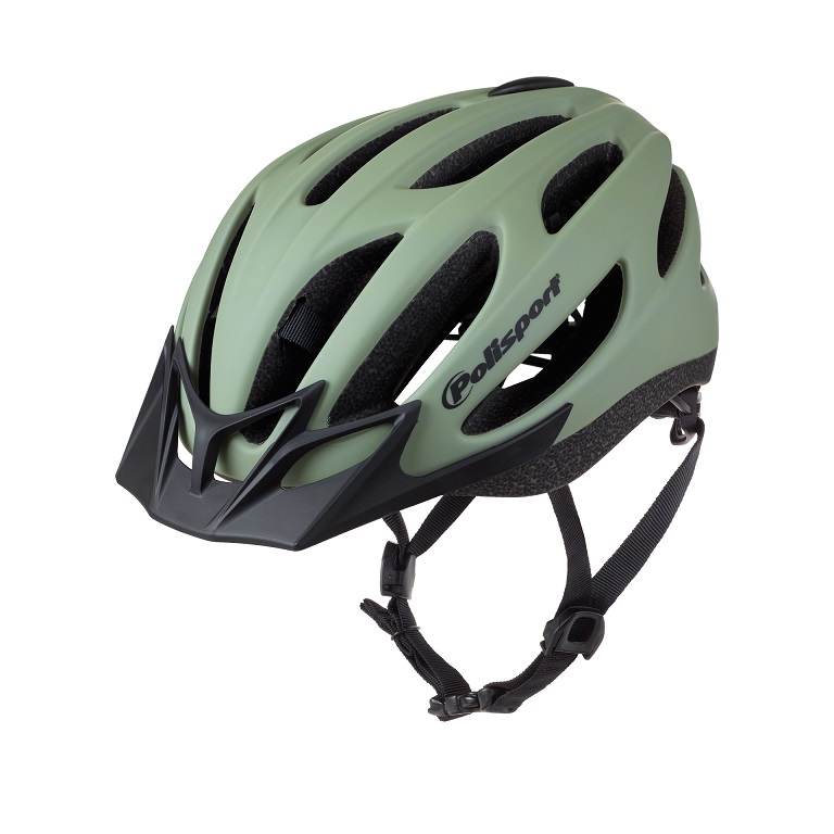 Polisport Helm Sport Flow Mat groen M (55-57cm)