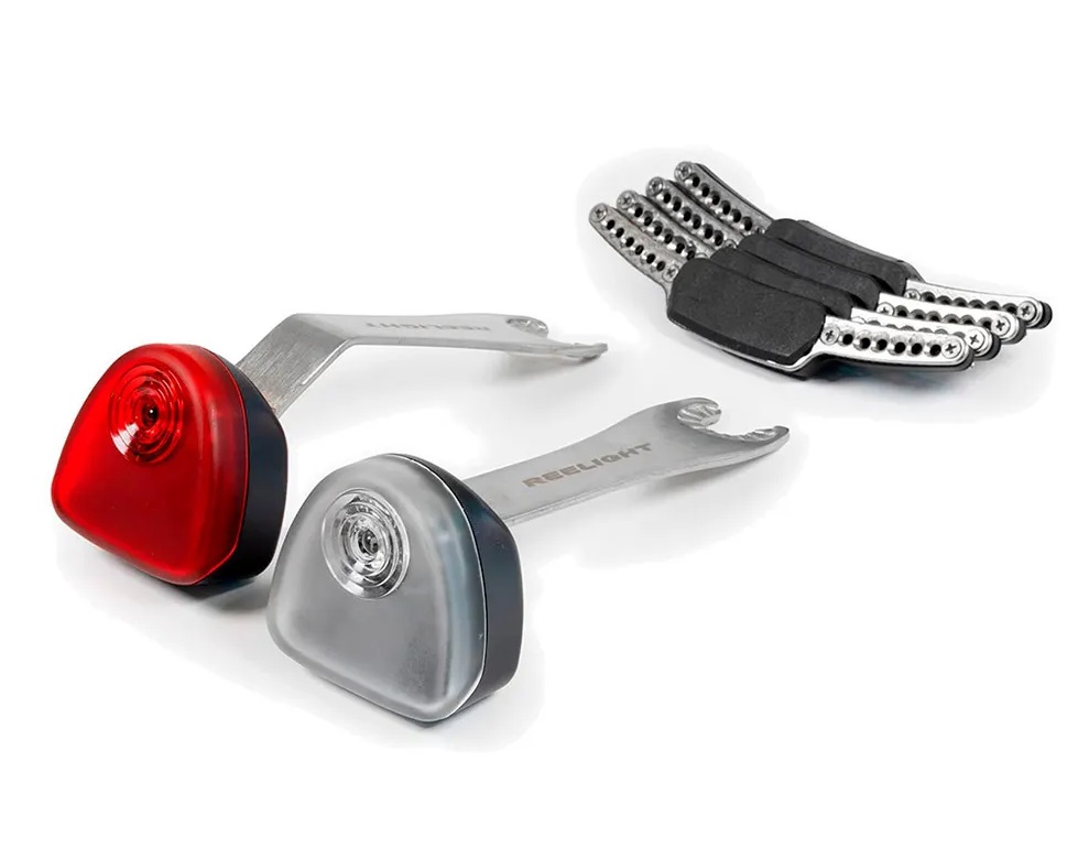 Reelight SL250C Steady Light. Voor en achter fietsverlichting.
