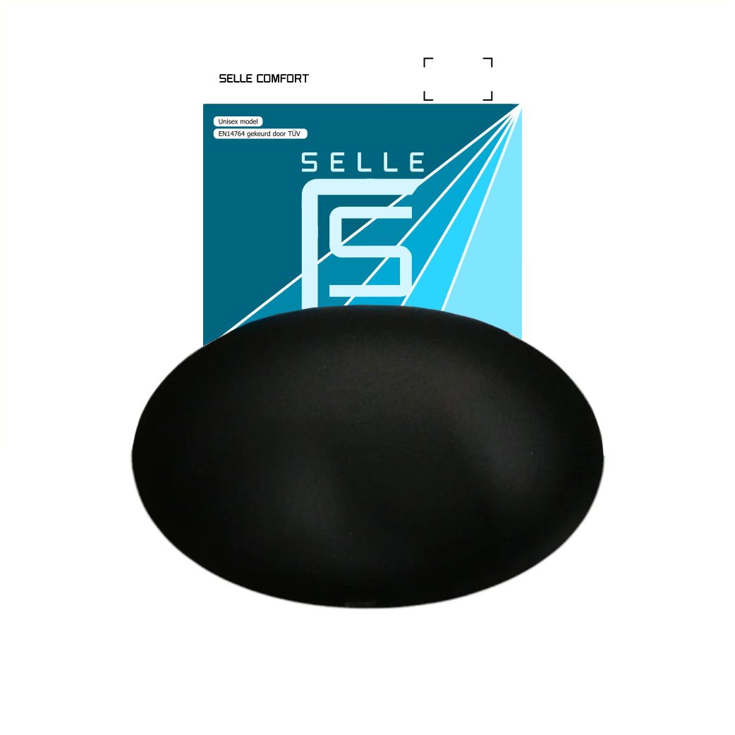 Selle Comfort zadel Rok zadel zwart, zonder strop