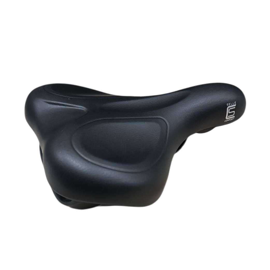 Selle Comfort zadel E-Bike Soft medium zwart met handvat, zonder strop