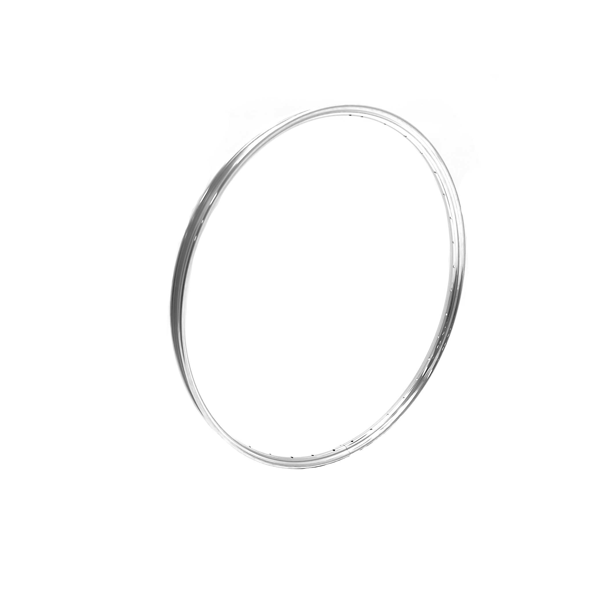 Velg 28x1 3/8 aluminium gepolijst/glans enkelwandig. 36 gaats, spaak 13 (vervanging RVS)