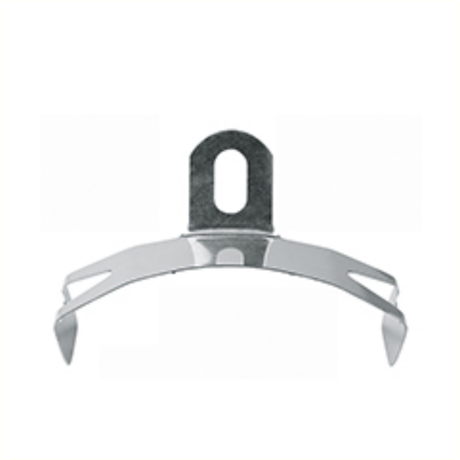 SKS spatbordbeugel 50-60mm metaal zilver