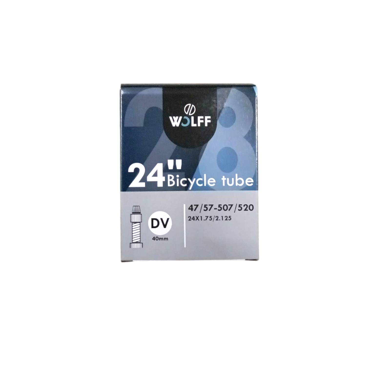 Hakuba Binnenband 24x1.75/2.125  ETRTO 47/57-507/520, Ventiel: Dunlop Blitz/Holland ventiel 35mm