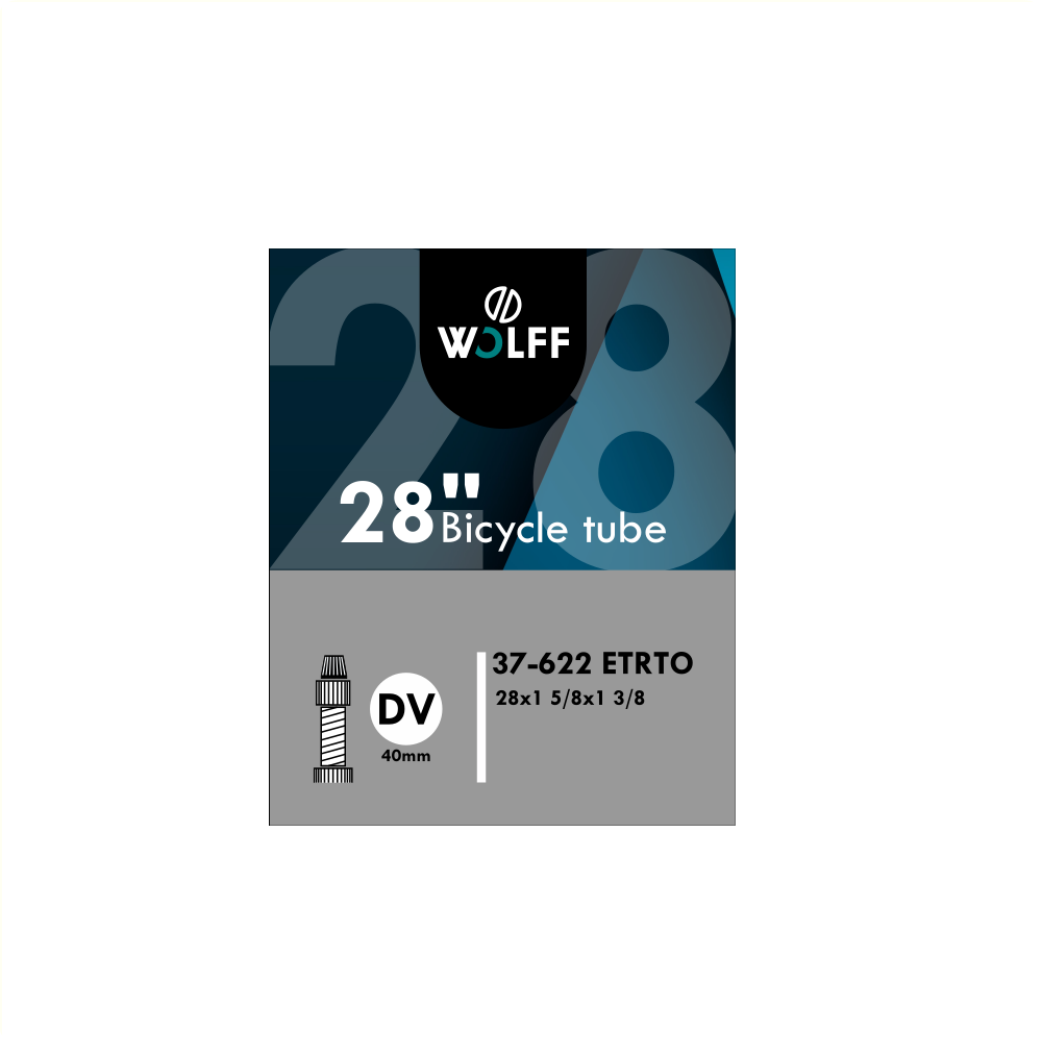 WOLFF Binnenband 28x1 3/8  ETRTO 37-622, Ventiel: Hollands ventiel 40mm