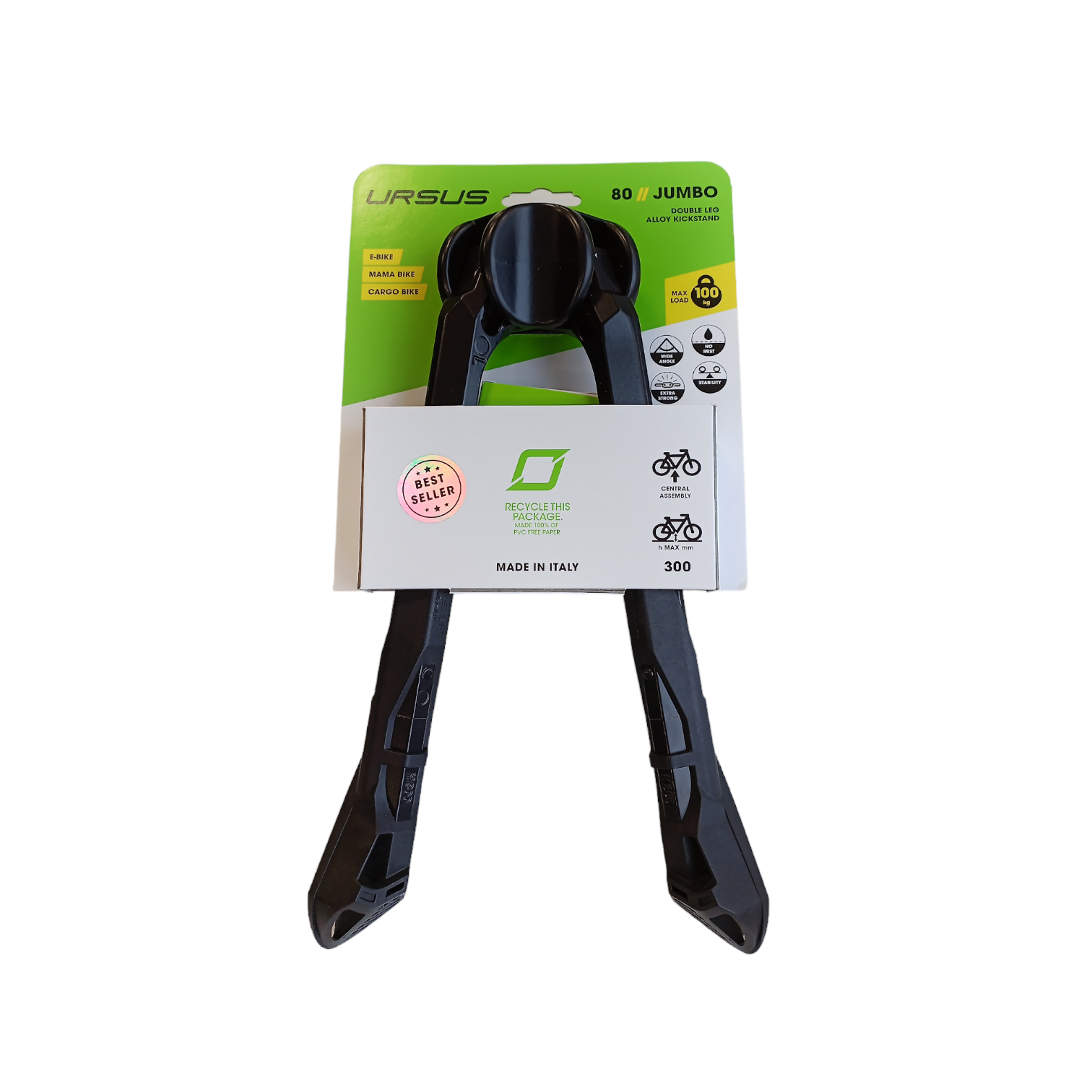 Standaard Jumbo Ursus zwart 300mm