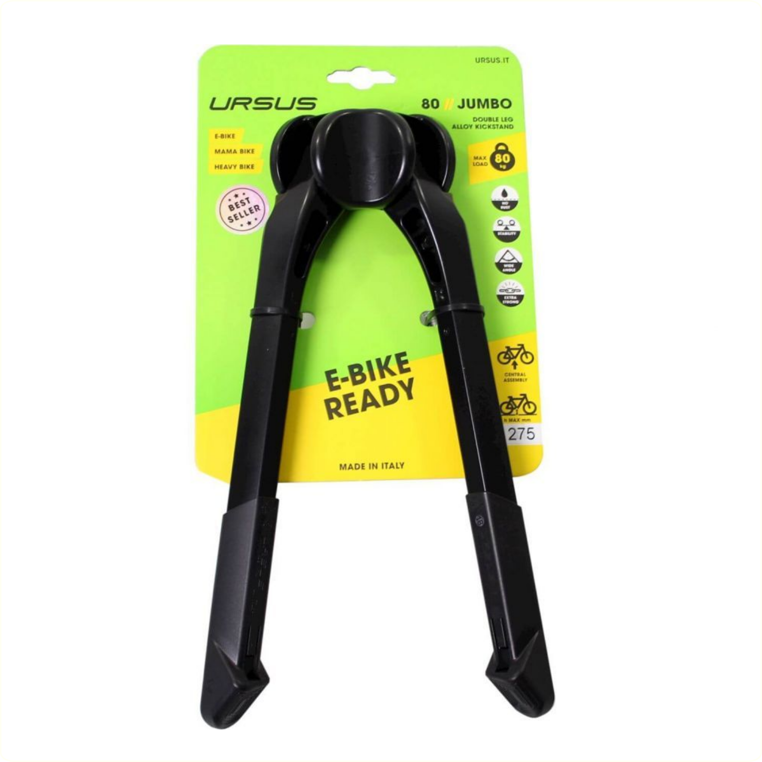 Standaard Jumbo Evo Ursus zwart 275mm