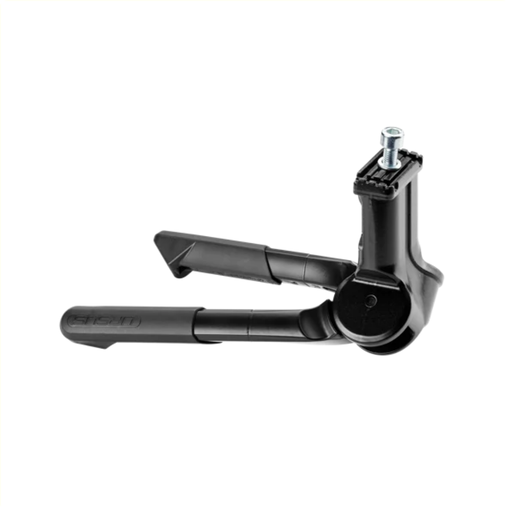 Ursus Jumbo dubbele/tweepoot standaard. Zwart, 20", hoogte 235mm, max belasting 80kg (hangverpakking)