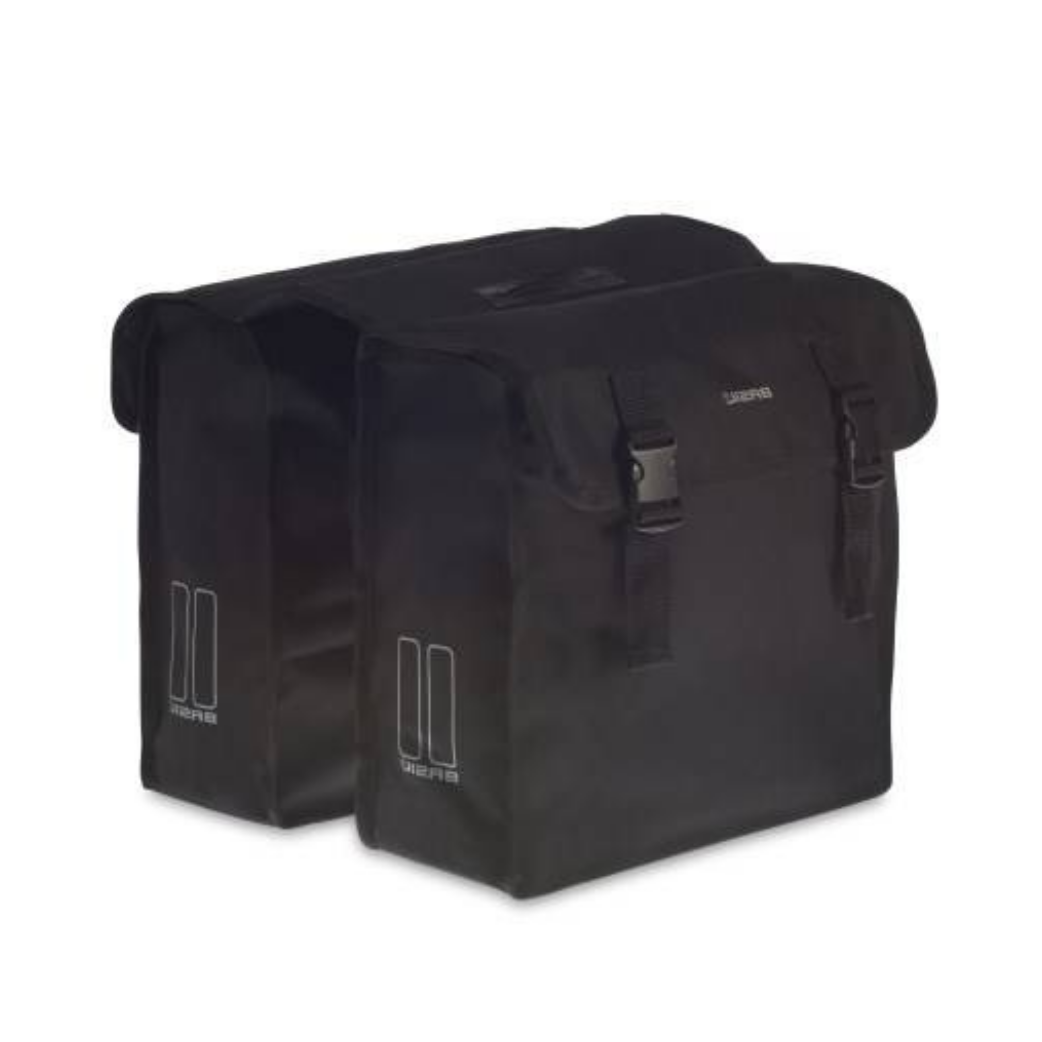 Basil Mara XL dubbele fietstas 35L Zwart