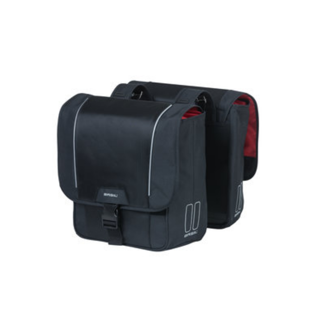 Basil Sport Design dubbele fietstas 32L Zwart